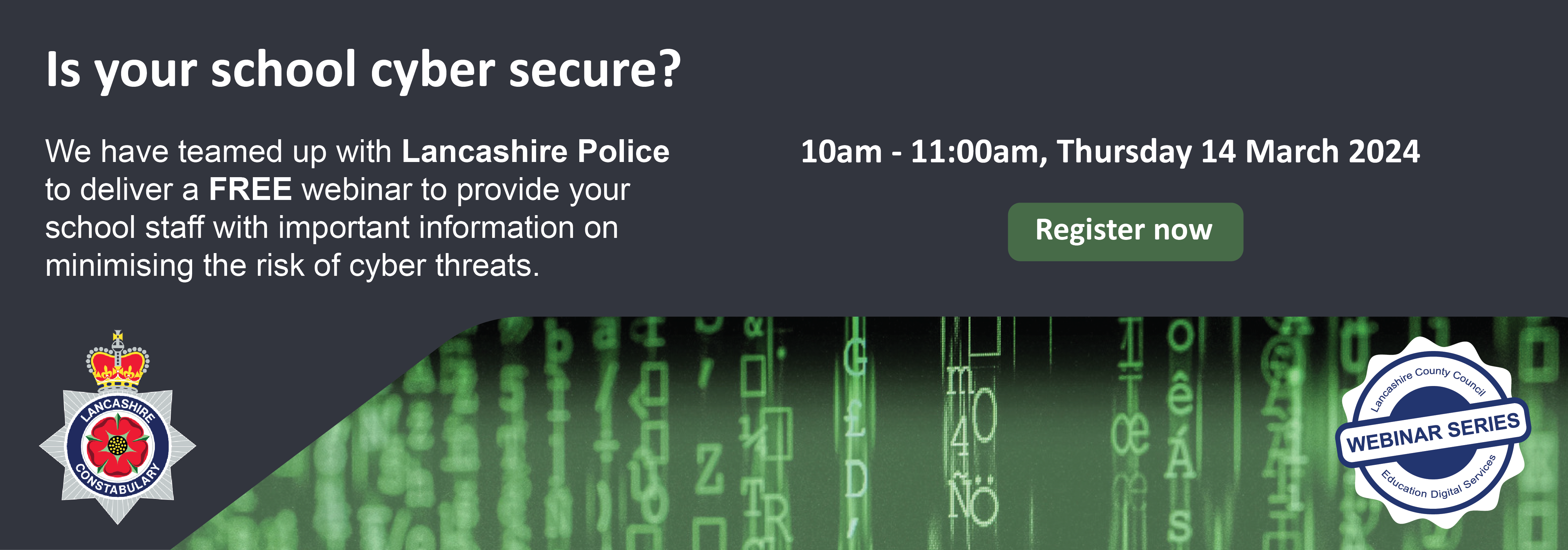 Lancashire Police Cyber Security Webinar